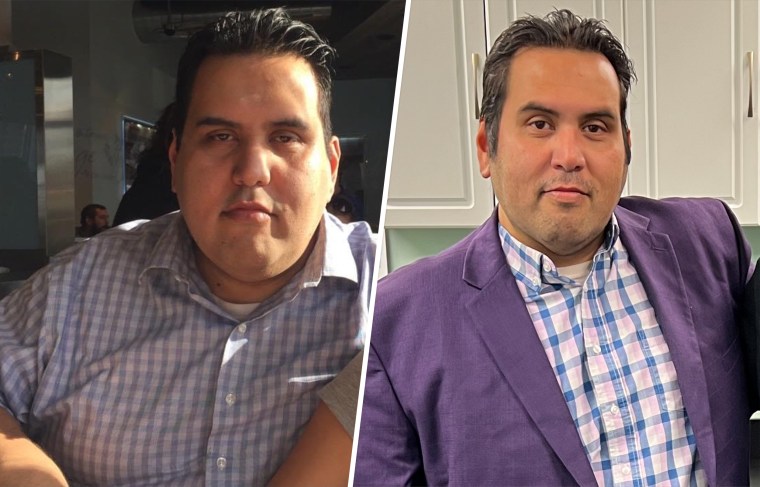Martinez changed his mindset about losing weight, setting a goal of working out five times a week instead of aiming for a specific number on the scale.