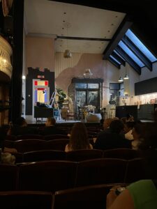 Set design for 2:22 A Ghost Stor