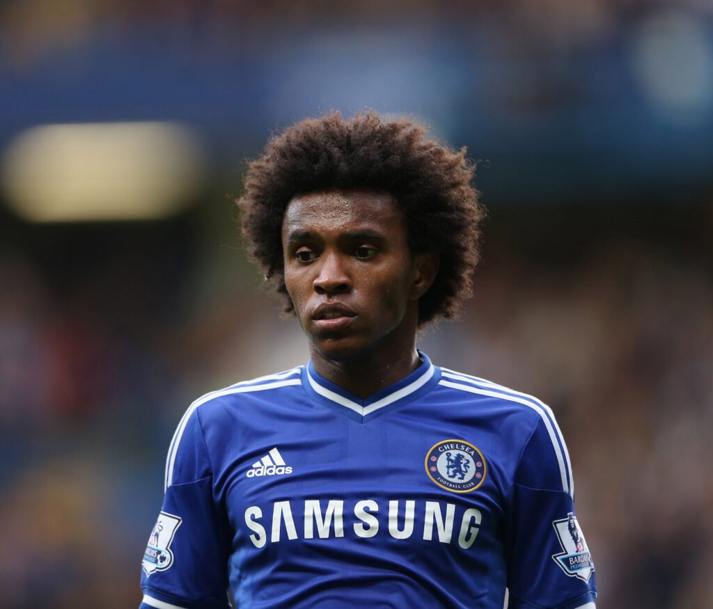 Willian in action for Chelsea in 2013